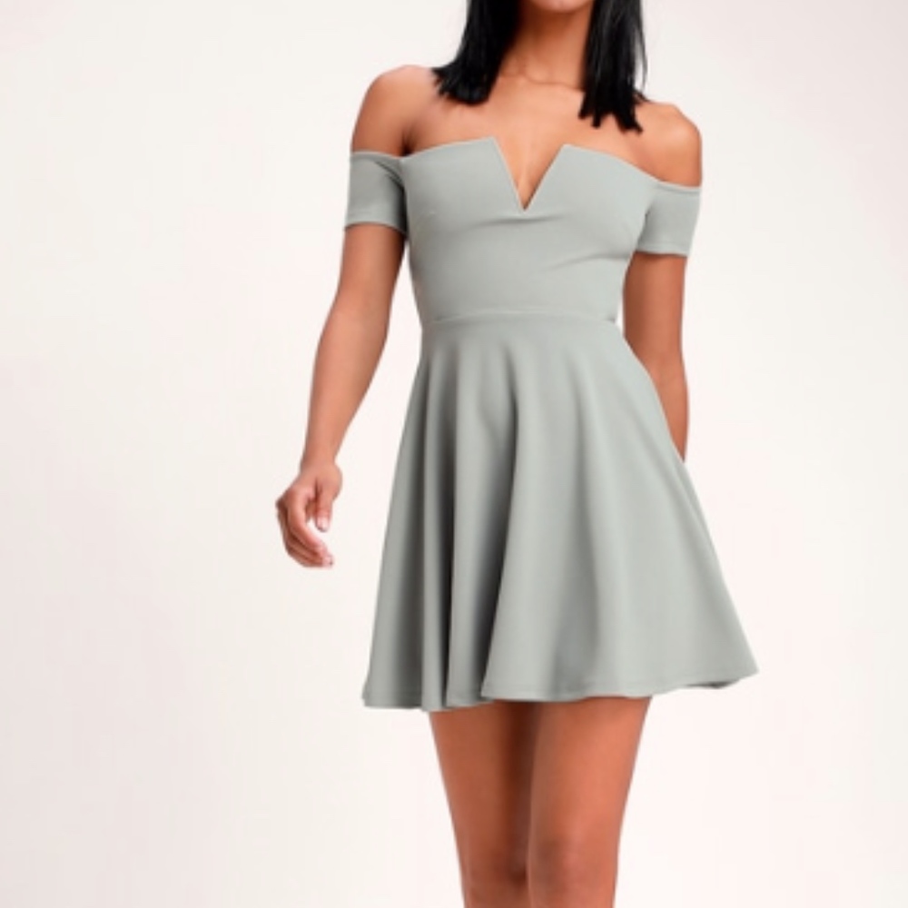 Mint Blue Lulus dress skater
